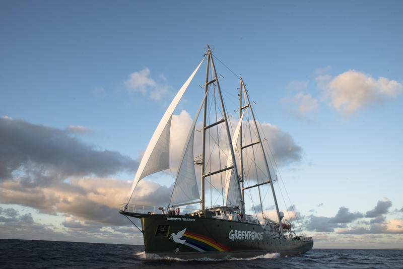 Barcos Rainbow Warrior III en Australia Barcos Rainbow Warrior III en Australia