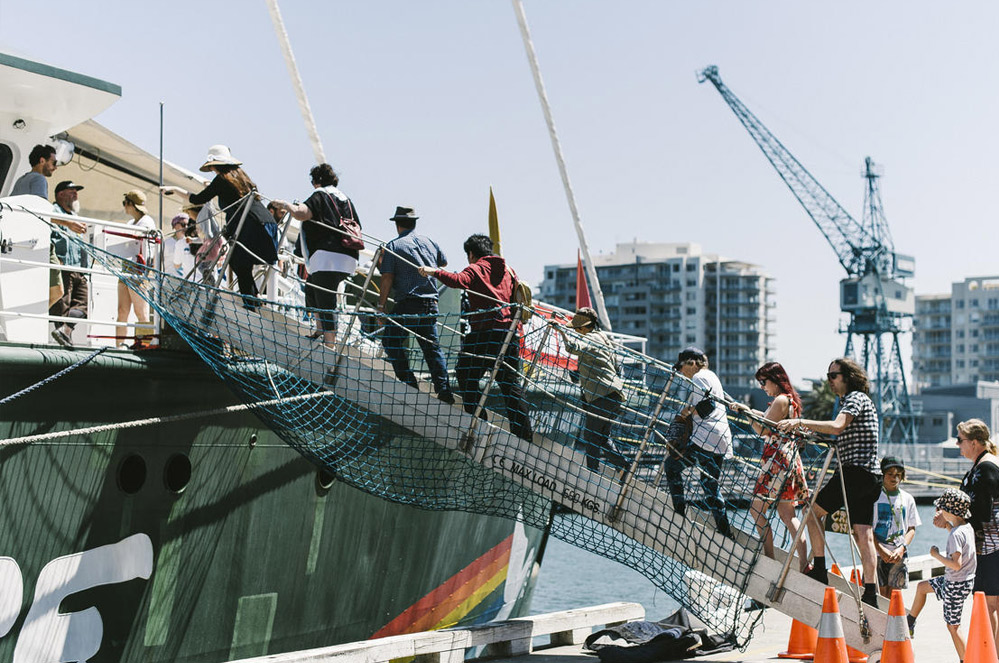 Invitation à la presse : le Rainbow Warrior en Belgique