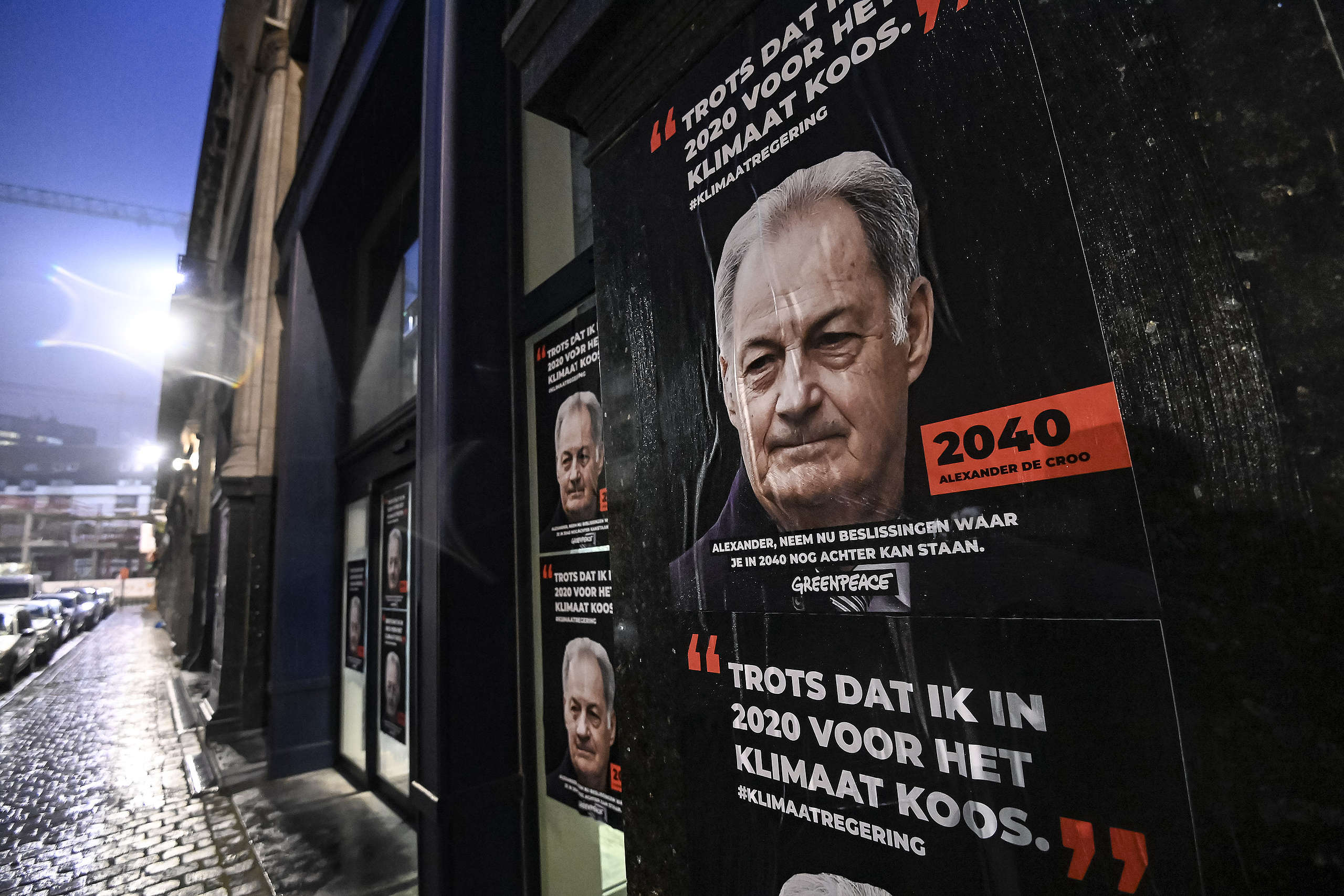 De Croo I se met sur la ligne de départ pour la course climatique