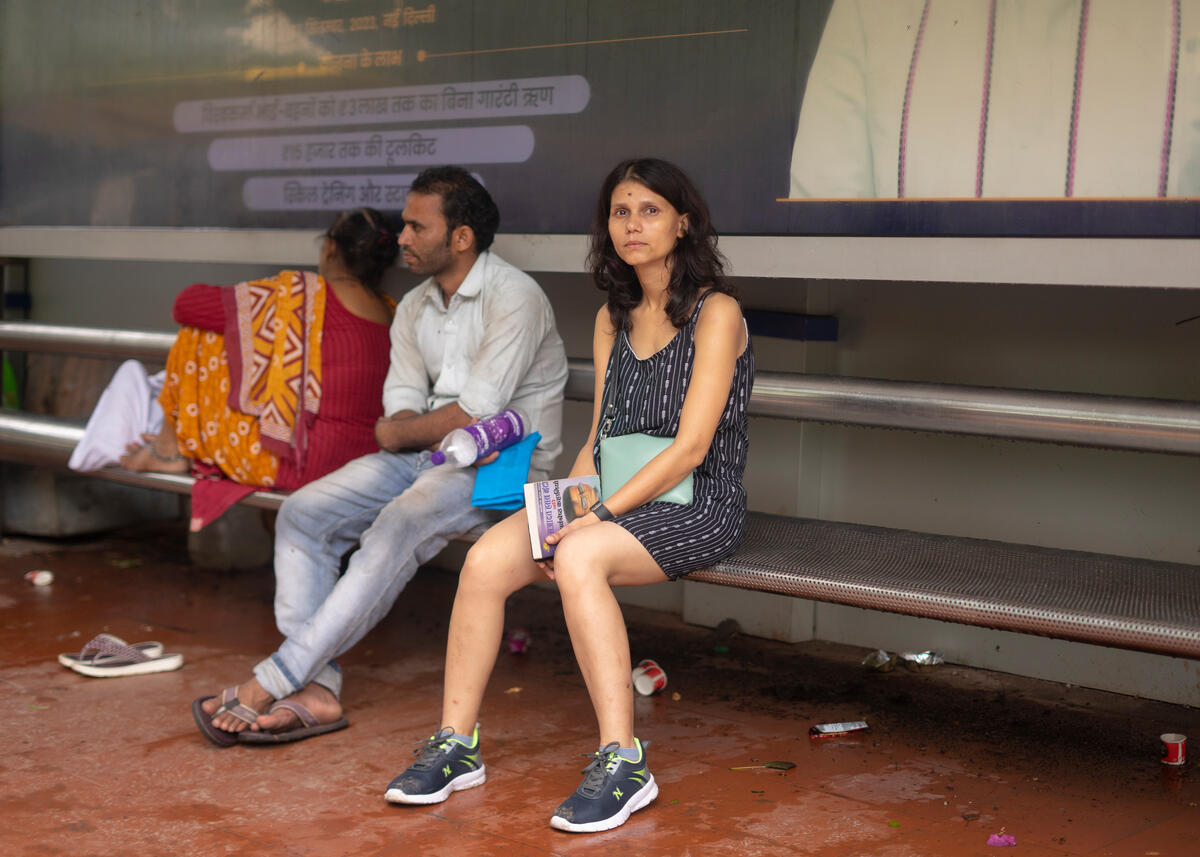 Portraits of Women Commuters in Delhi. © Vinit Gupta / Greenpeace Portraits of Women Commuters in Delhi. © Vinit Gupta / Greenpeace
