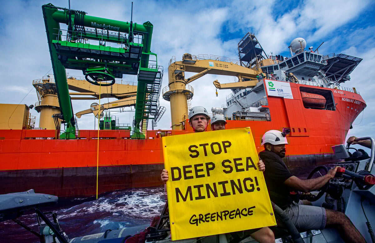 Greenpeace: The deep sea mining industry is crumbling and desperate