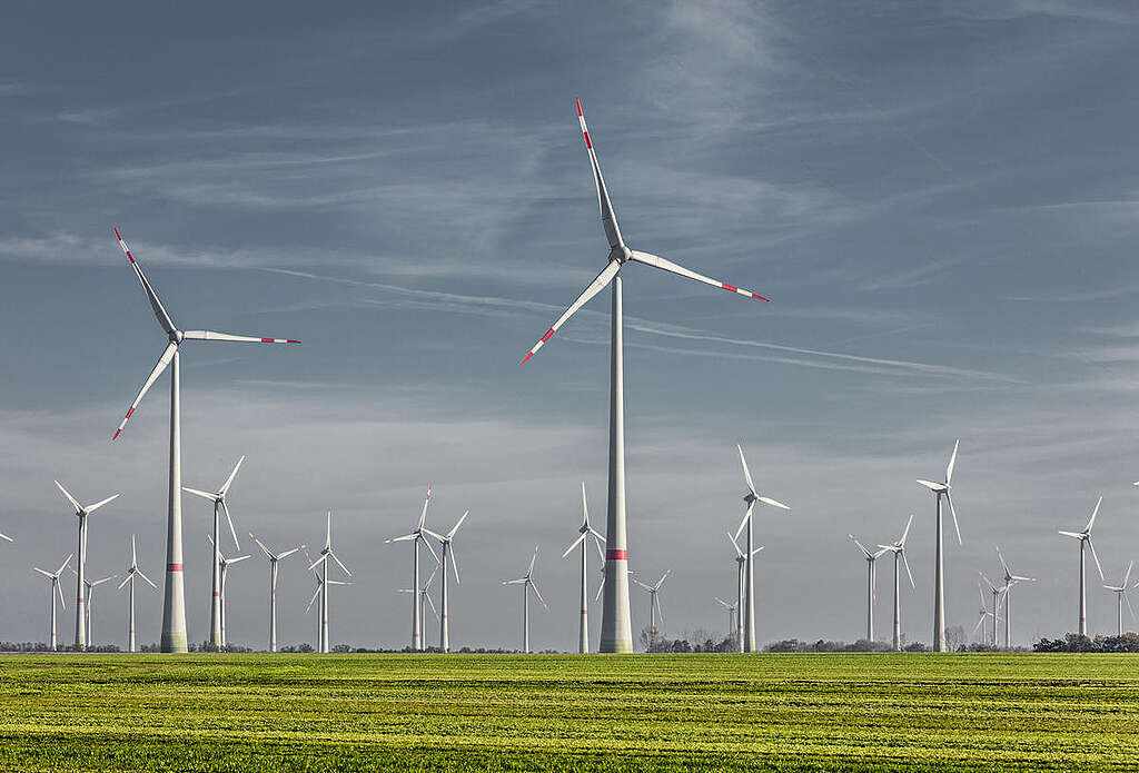 Wind Park in Feldheim, Germany. © Paul Langrock / Greenpeace Wind Park in Feldheim, Germany. © Paul Langrock / Greenpeace